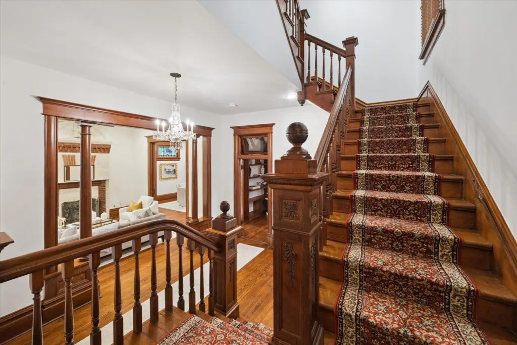 Beautiful millwork is found throughout the house. (Photo by TK Images)