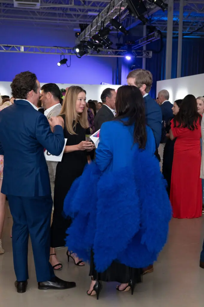 Guests understood the assignment and arrived in color! (Photo by Tamytha Cameron )