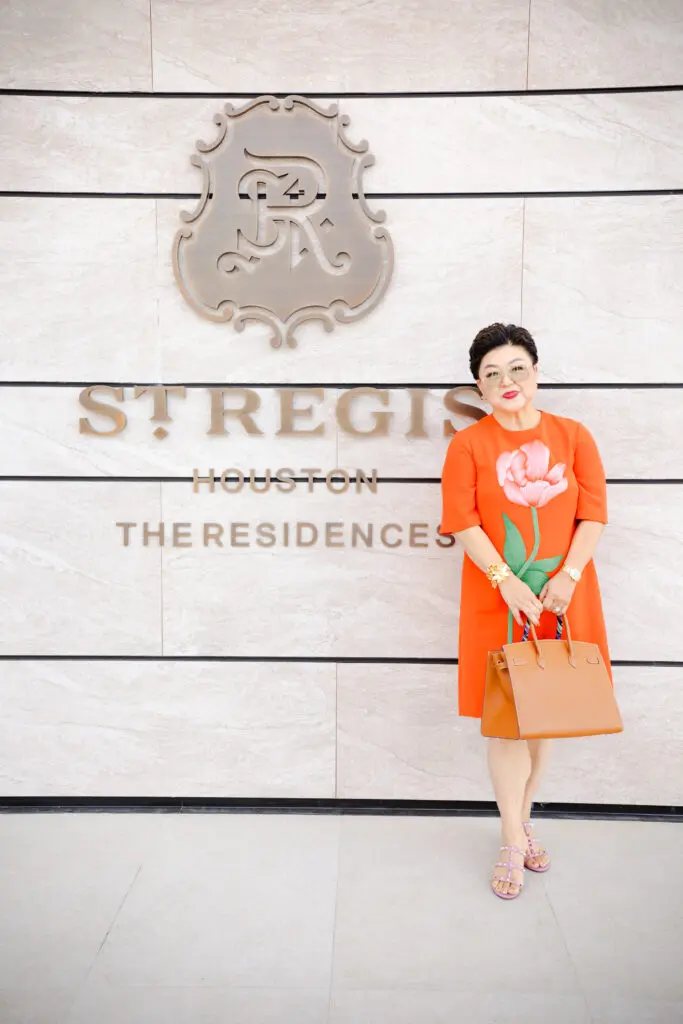 Anne Park at the party opening the sales gallery of the St. Regis Residences (Photo by Matthew Rood)