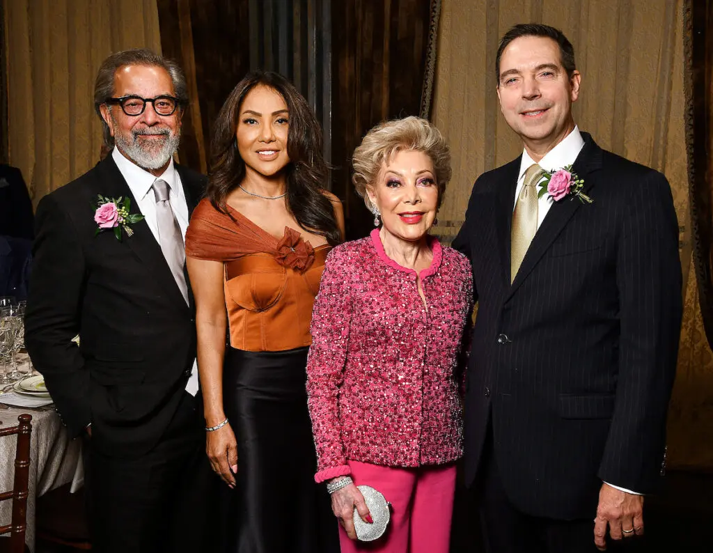 Chairmen Kent and Shara Schaffer, Margaret Alkek Williams, Jim Nelson; Photo Credit Dave Rossman (Photo by Dave Rossman)
