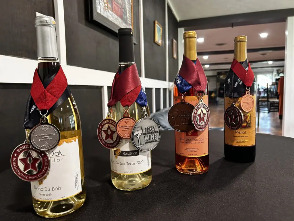 Enjoy one of the Golden Oak's award-winning wines. (Photo courtesy of  Golden Oak) 
