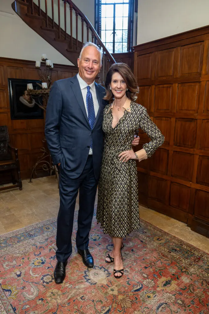 Bobby & Phoebe Tudor host A-Listers at the Lynn Wyatt book party in their home. (Photo by Jenny Antill)
