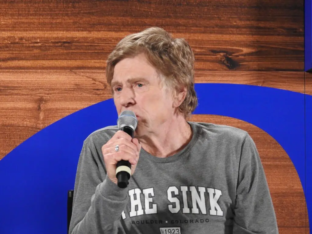 Robert Redford established the Sundance Film Festival in 1981 and led the kick-off press conference each year until 2019 (photo by Jane Howze) 