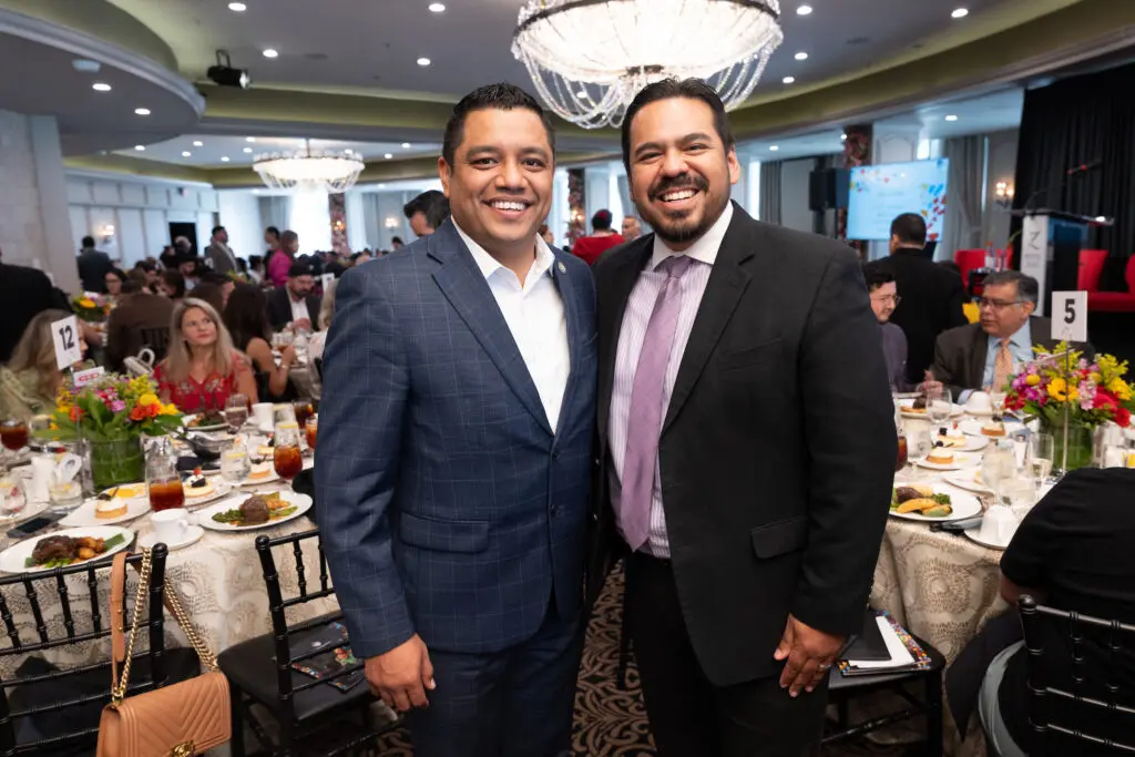 Joaquin Martinez, Jose Casiano at the El Centro de Corazón 'Making a Difference' luncheon (Photo by Daniel Ortiz)