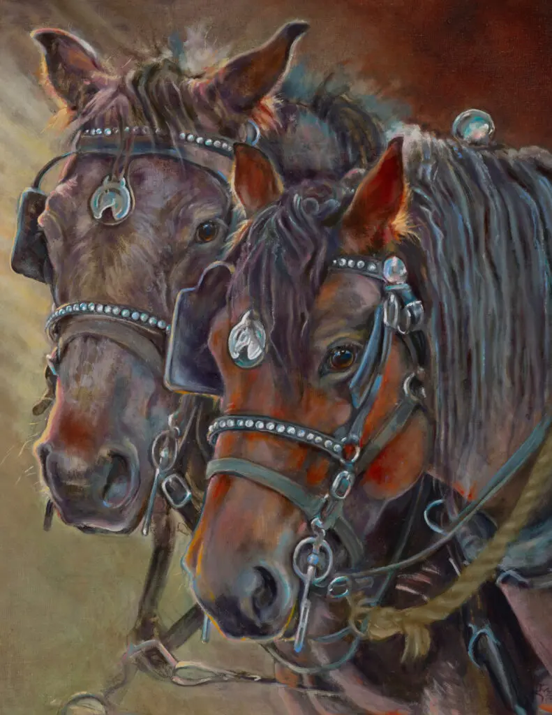 Artwork by Kristi Rose will be featured in the Modern Masters of the West exhibition during Fashion Week Stockyards Style. (Courtesy)