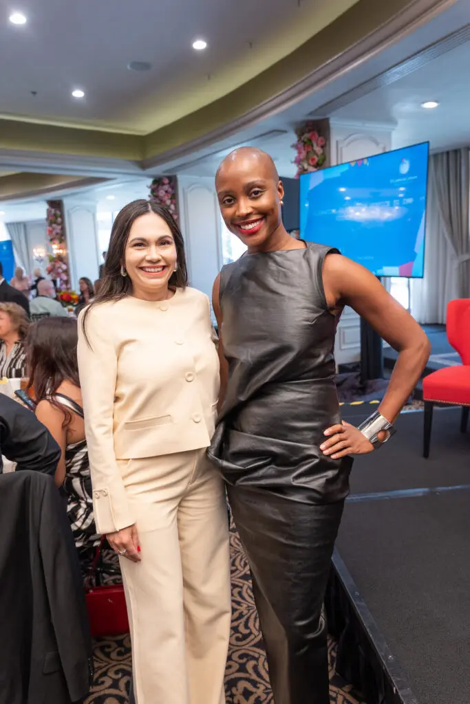 Michelle Leal, Alecia Harris at the El Centro de Corazón 'Making a Difference' luncheon (Photo by Daniel Ortiz)