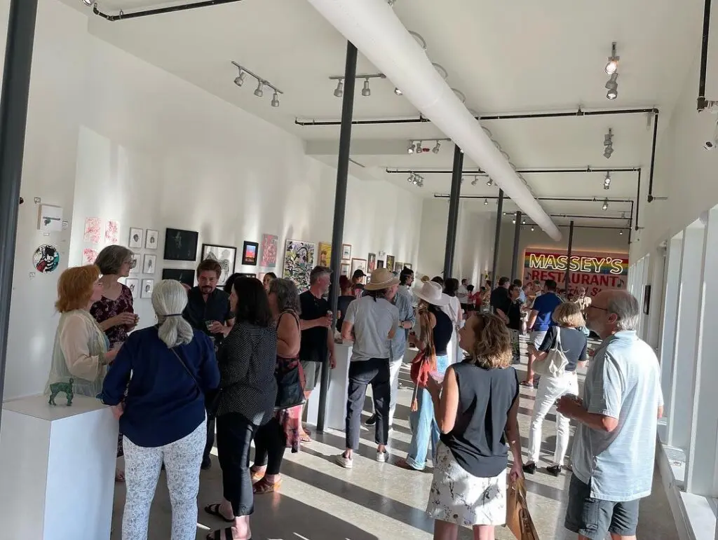 The Pool Gallery hosts the month-long art exhibition in Near Southside. (Photo by Megan Caroll Henderson)
