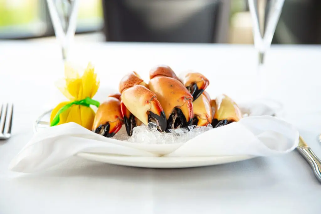 Truluck's famous stone crabs are still a staple of the reimagined Houston restaurant. (Photo by Photos courtesy of Truluck's)