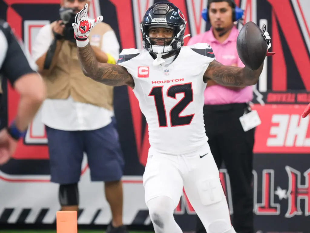 Houston Texans receiver Nico Collins can be a game breaker. (Photo by F. Carter Smith)