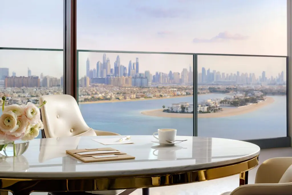 A view of the Dubai skyline from Atlantis The Royal (Photo by Atlantis, The Palm and Atlantis The Royal)