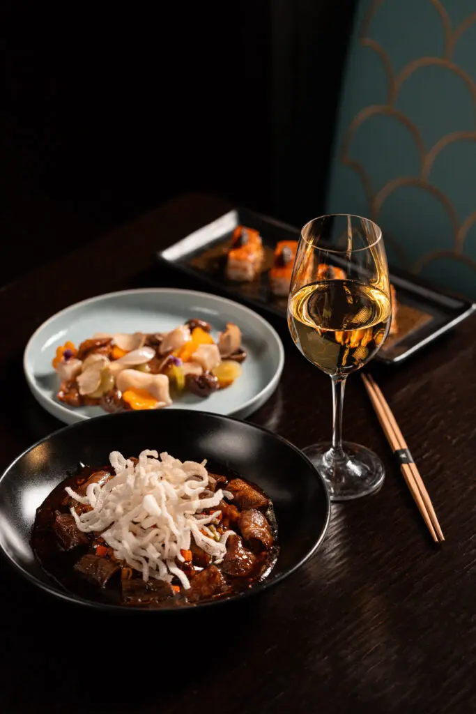 Hakkasan presents traditional Cantonese recipes in a moody, glamorous setting that mirrors its London flagship. (Photo by Atlantis, The Palm and Atlantis The Royal)