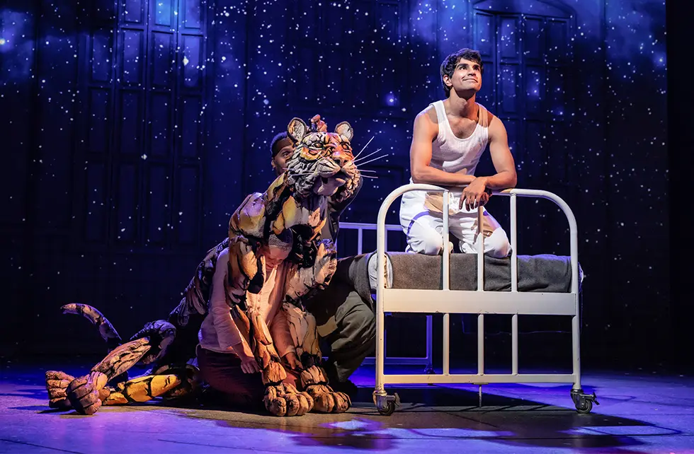 Dazzling stagecraft and puppetry bring Yann Martel’s story to life in Life of Pi at Bass Performance Hall. (Photo by Evan Zimmerman for MurphyMade)