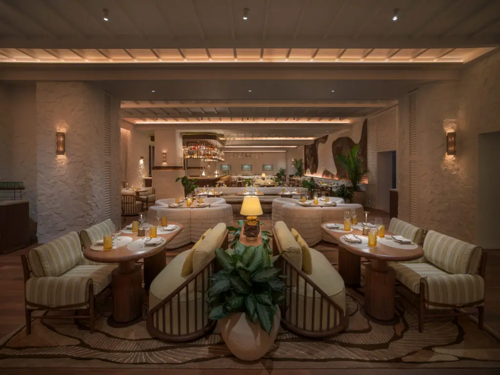 Marisol, an oceanside indoor-outdoor Mediterranean restaurant, offers spectacular people watching. (Photo by The Boca Raton)