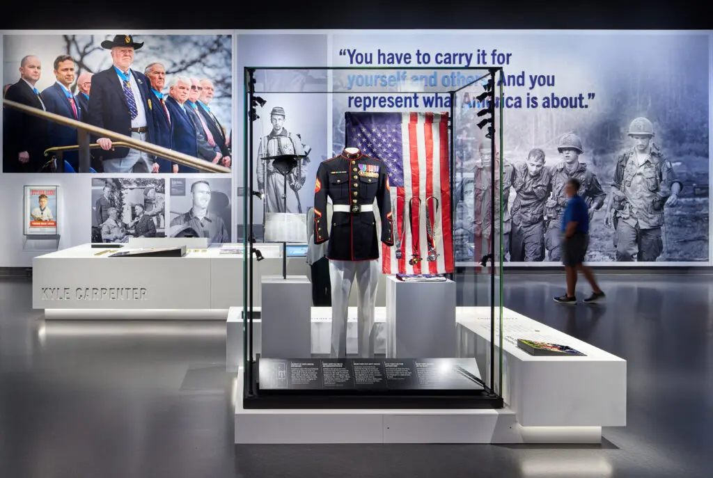 The Medal of Honor, we learned that day, was established during the American Civil War as the nation’s first formal recognition of extraordinary valor in combat. (Photo by National Medal of Honor Museum )