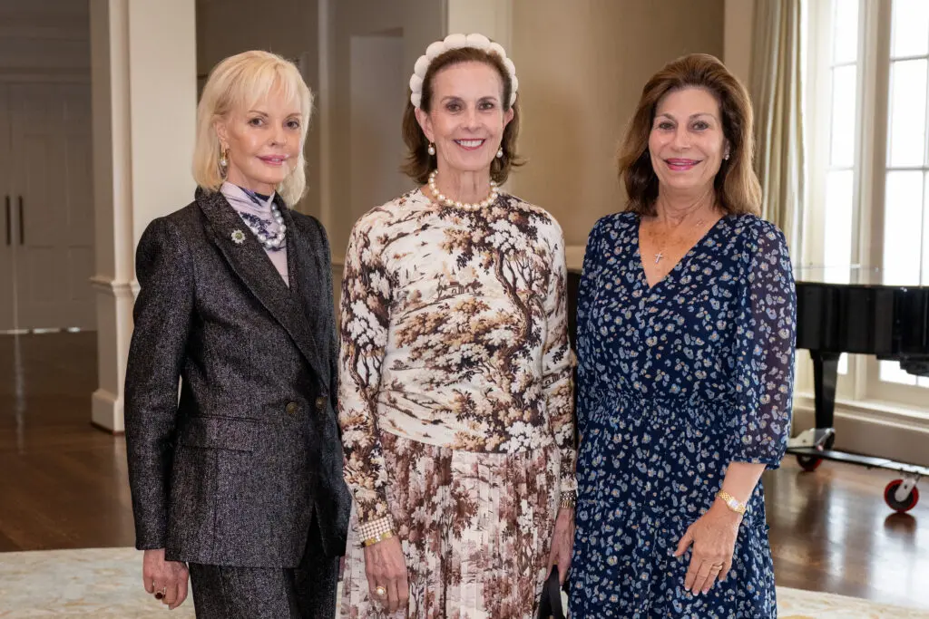 Annabelle Bradshaw-Rains, Lois Wright, Cathy Brock at The Heritage Society's 2026 Luncheon (Photo by Jacob Power)