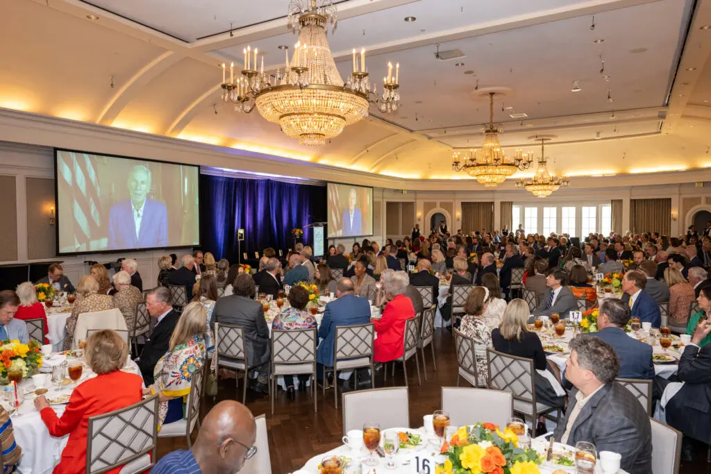 More than 300 civic leaders, philanthropists and preservation advocates from across Houston gathered at the event, chaired by Harriet and Truett Latimer, to celebrate Nau’s legacy. (Photo by Jacob Power)