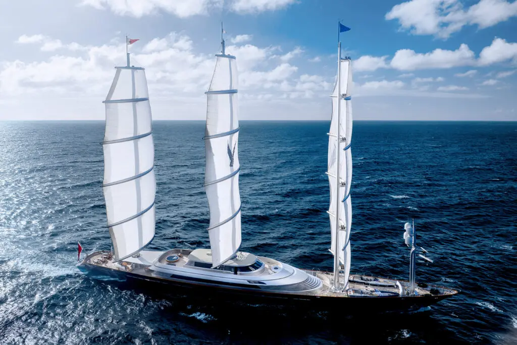 This summer, as an extension of the new Jumeirah Privé Collection, a portfolio of ultra-luxe experiences, it is set to sail the Mediterranean in a 288-foot superyacht.