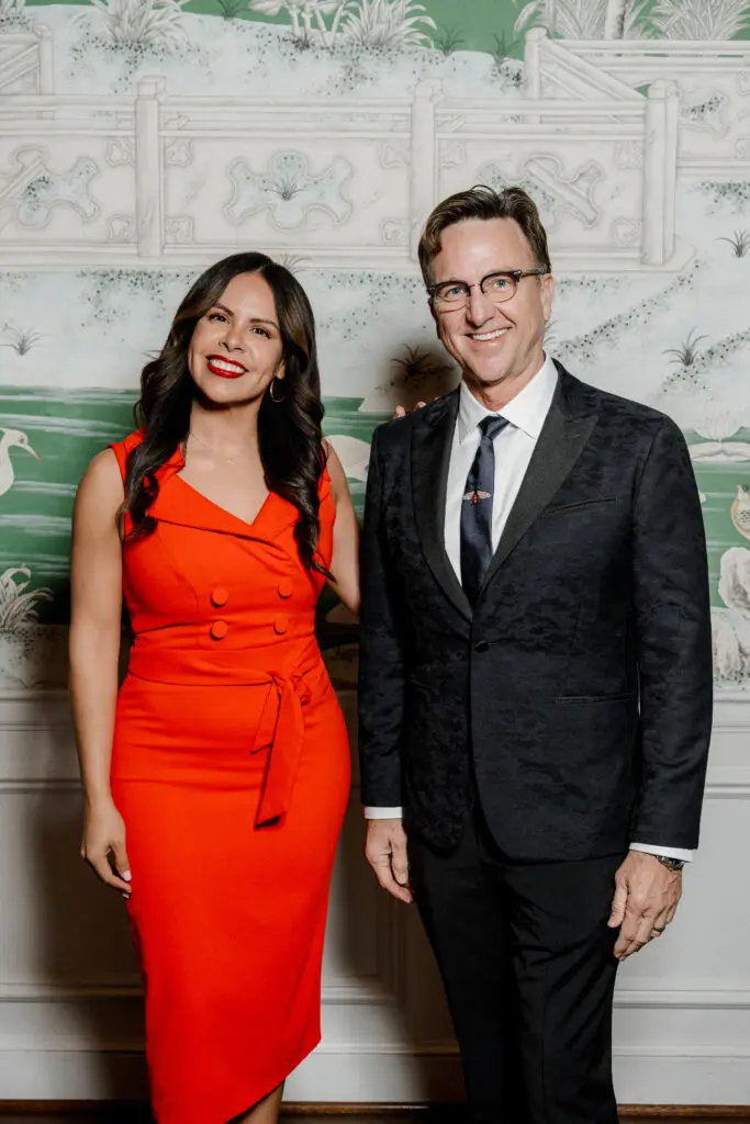 Tessa Barrera, Jay Monroe at Preservation Houston's Good Brick Awards Dinner (Photo by Alida Bonifaz)