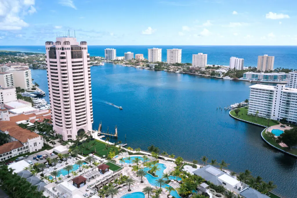 The only Forbes quadruple five-star resort in the Americas, The Boca Raton offers five distinct hotels within one iconic resort. (Photo by The Boca Raton)