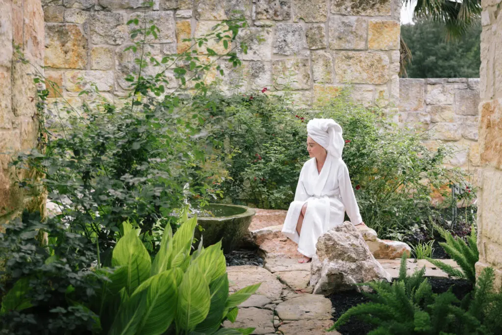 Relaxing post lymphatic massage at Lake Austin Spa and Resort. Photo courtesy of Lake Austin Spa.