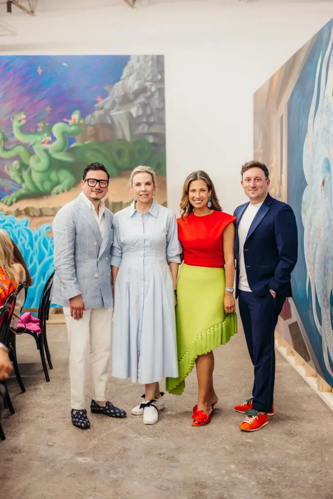Ramiro Garcia, Joyce Goss, Catalina Gonzalez Jorba, Peter Augustus Owen (Photo by Chase Hall)