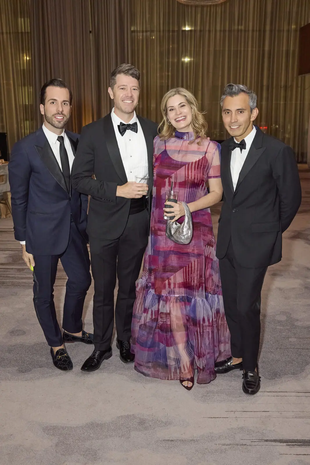 Christopher Donnelly, Clay & Anne Thomas, Jerry Delgado (Photo by Tamytha Cameron Photography)