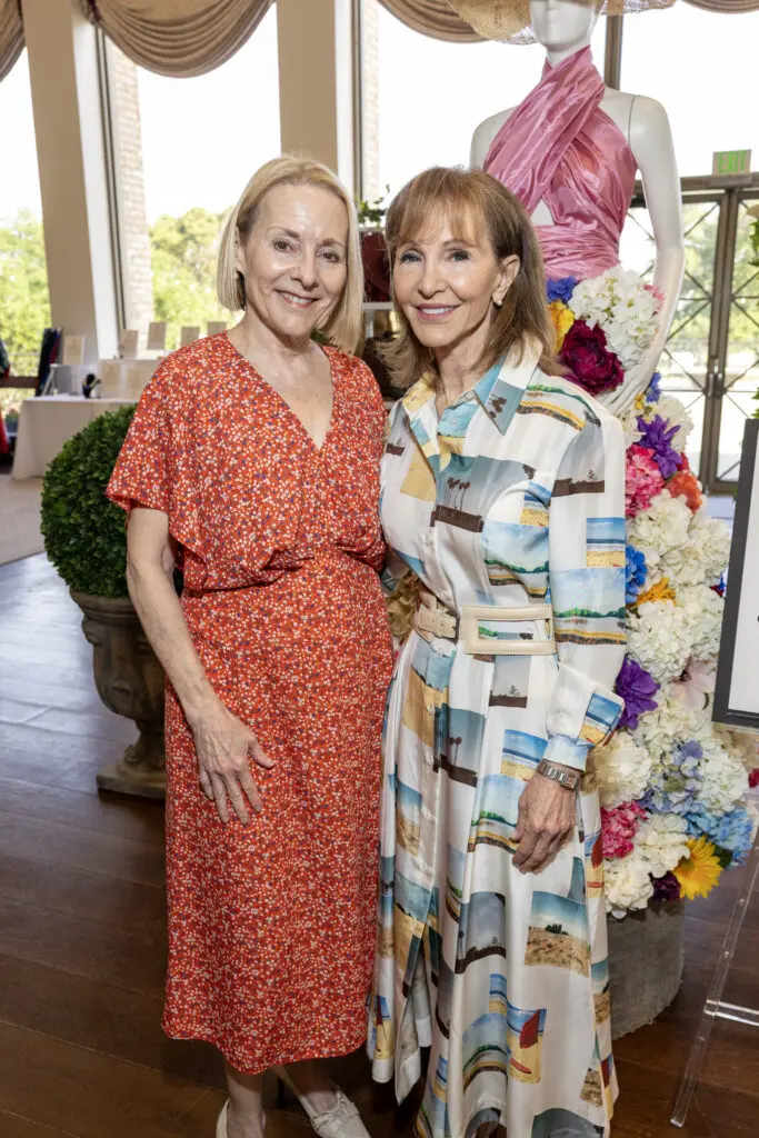 Darlene Clark, Melanie Jarrell at the Salvation Army Auxiliary Reflections on Style luncheon