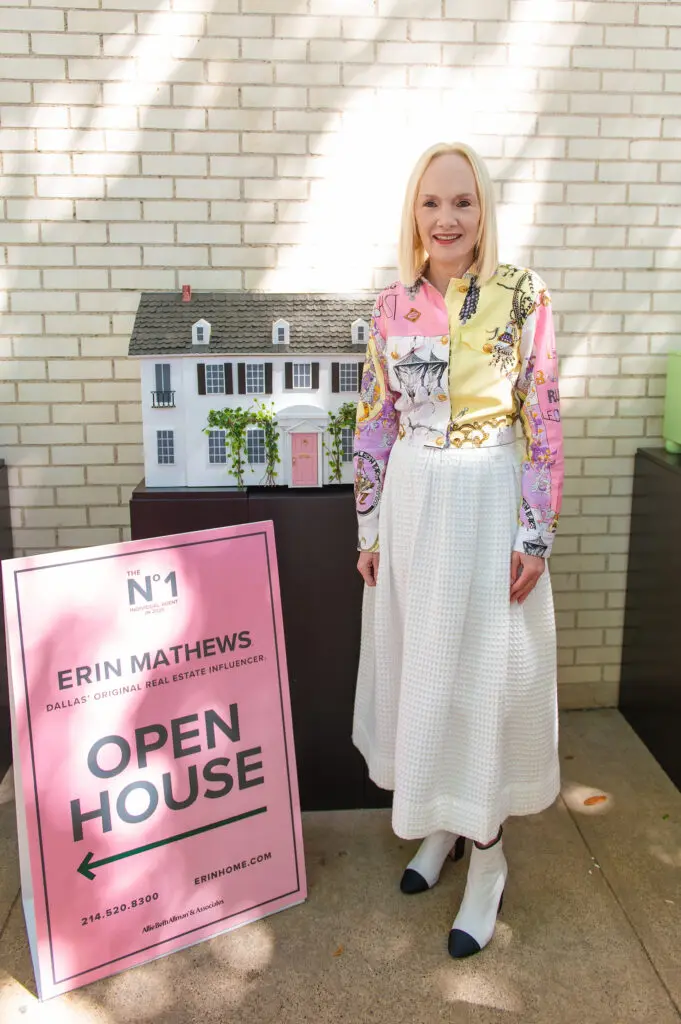 Erin Mathews served as the official listing agent for the dollhouse and miniature rooms. (Photo by Tamytha Cameron Photography)