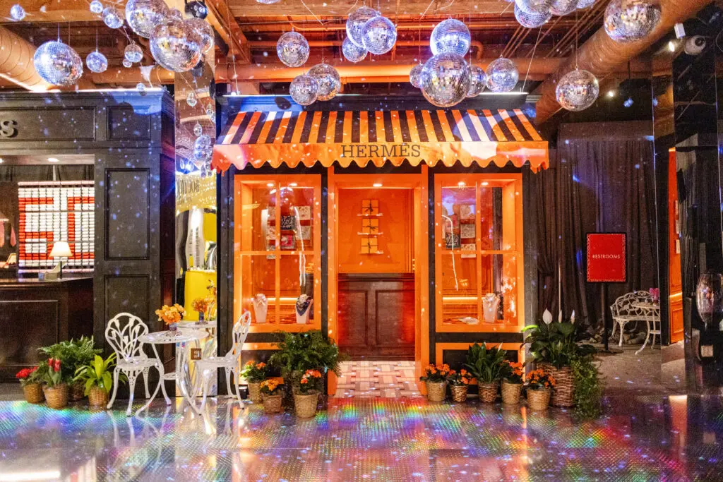 The custom-built Hermes boutique (Photo by Anastasiia Photography)
