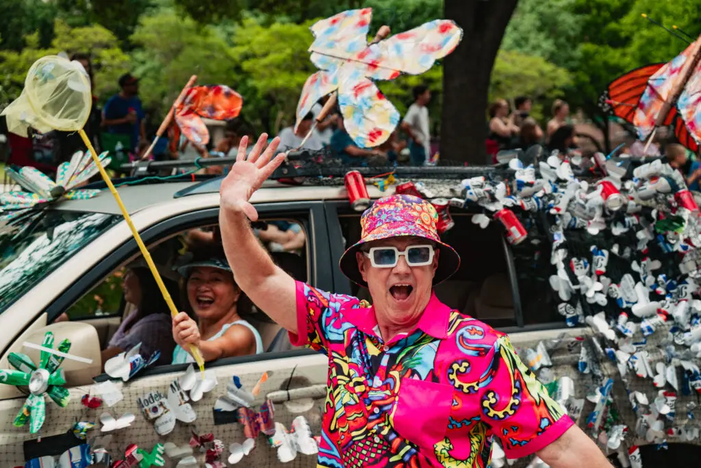 The Houston Art Car Parade is one of the city's most colorful traditions. (Photo by BENSIIVE)