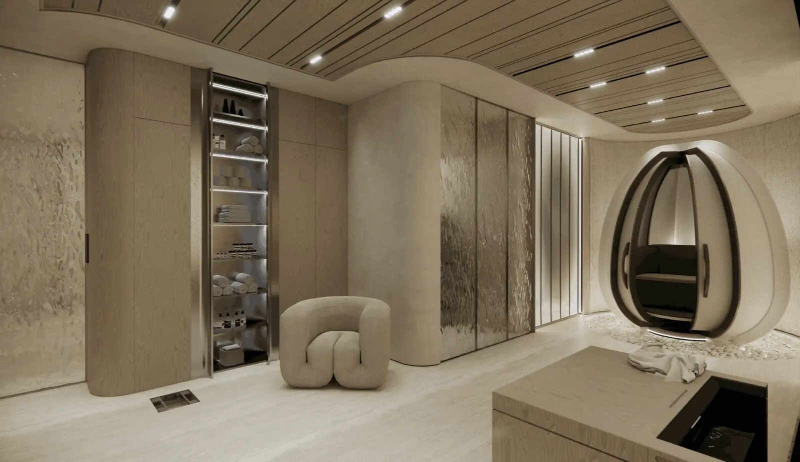 KA Residences brings Merkaba Rooms, the first fully developed in-residence wellness space.