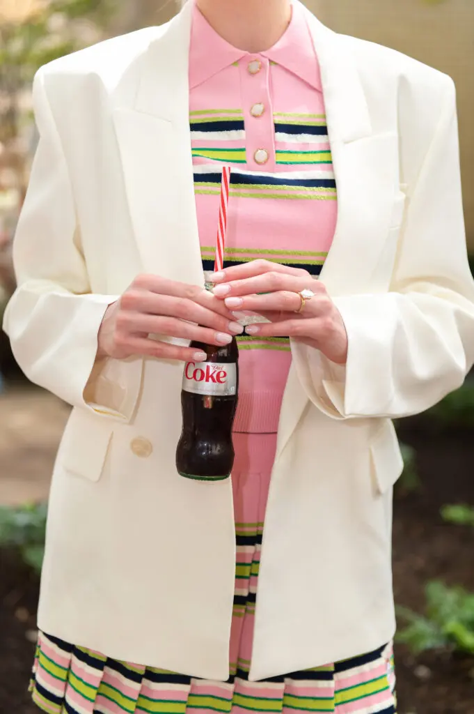 Model with Diet Coke (Photo by Tamytha Cameron Photography)