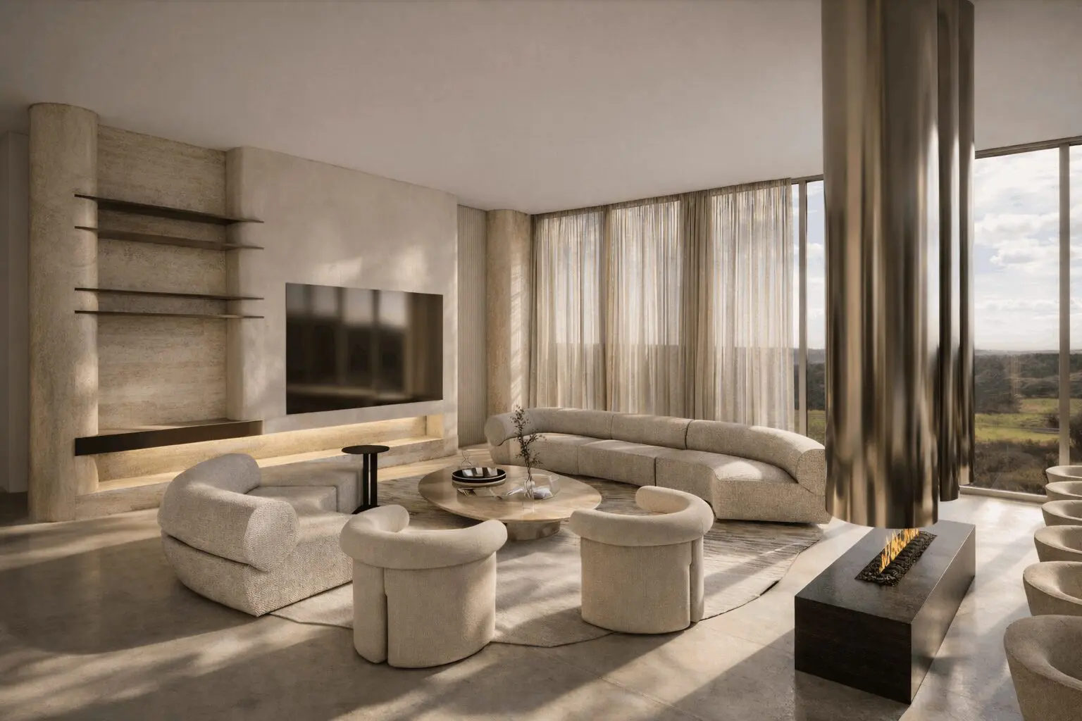 A penthouse suite at KA Residences.