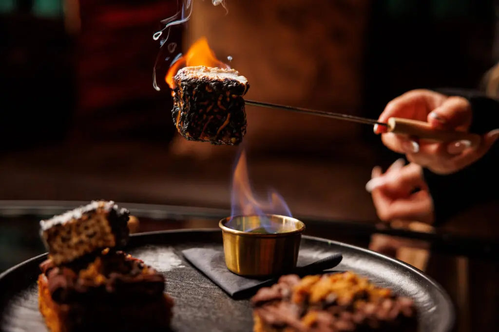 The s'mores dessert at Apothecary is a fun way to end a meal. (Photo by Samantha Marie)