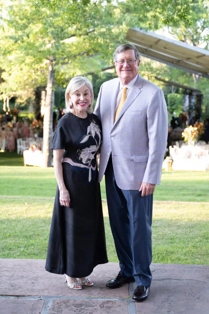 Sharyn & Jim Weaver at the Bayou Bend Garden Party (Photo by Wilson Parish)