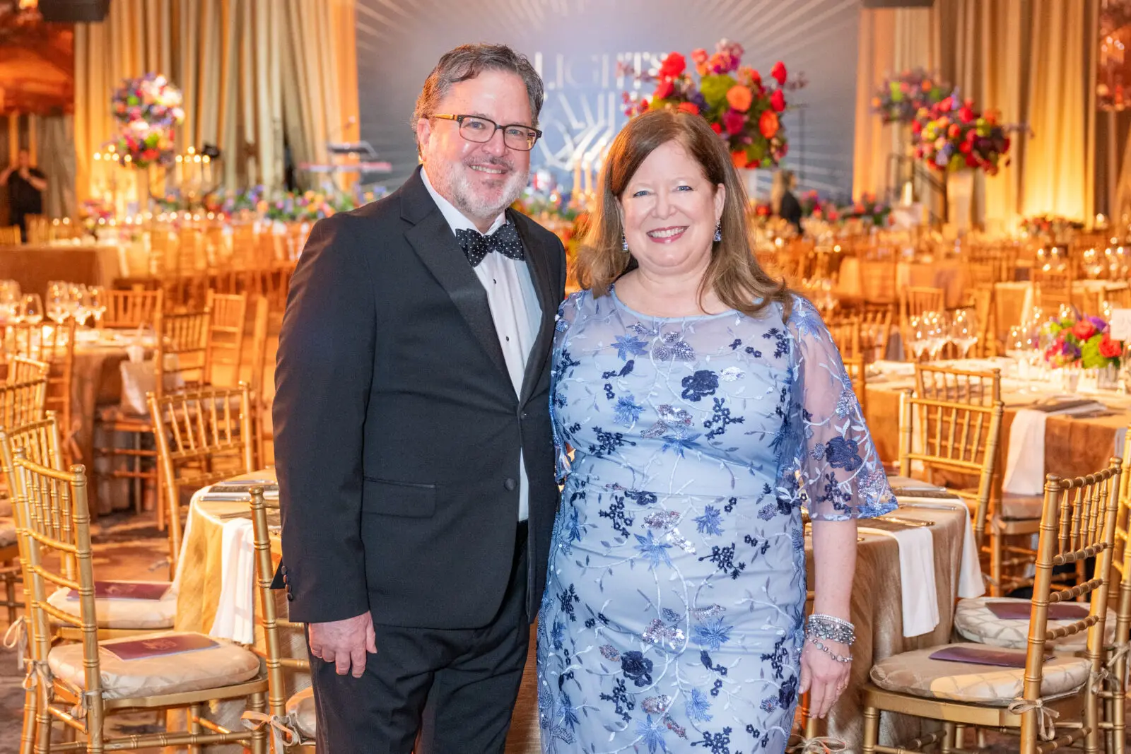 Jennifer Bielstein & Shane Spaulding at the Alley Theatre gala (Photo by Jacob Power)