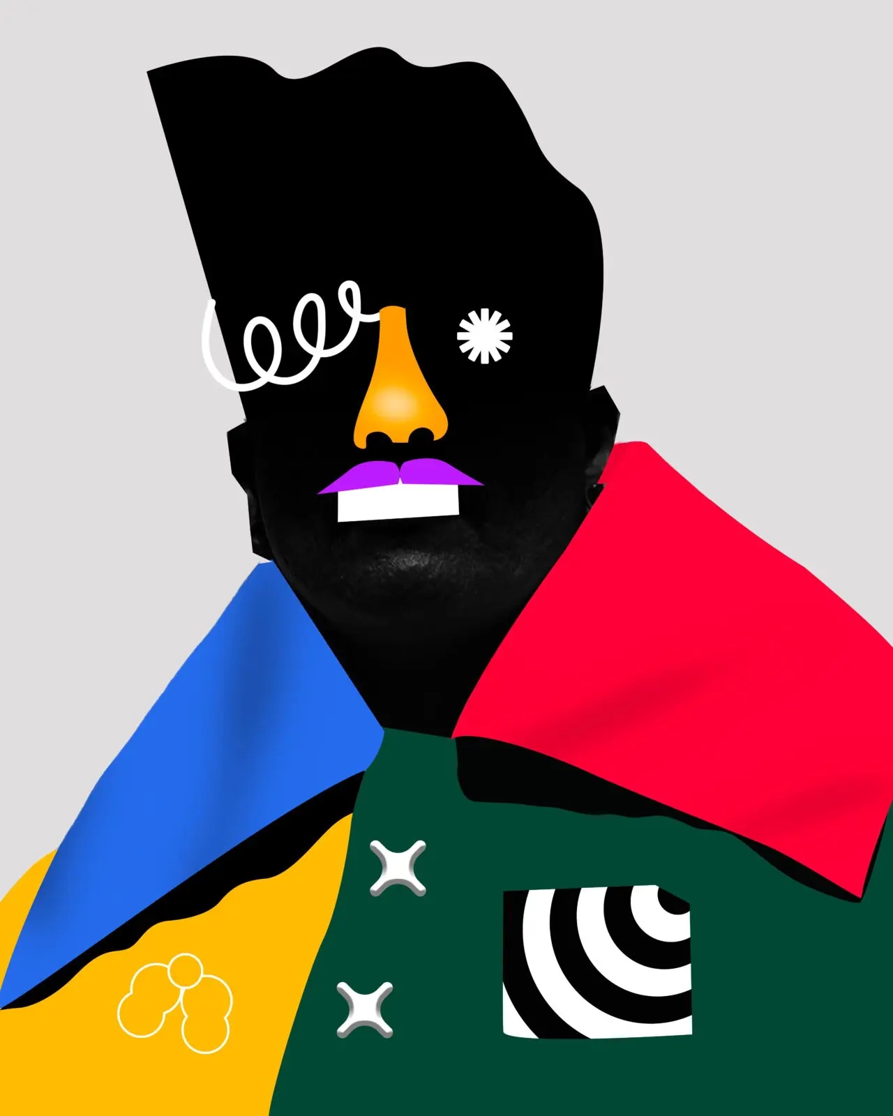 Temi Coker's graphic prowess is on view in this work for his "A Poster a Day" project (Courtesy Adobe Stock/Temi Coker)