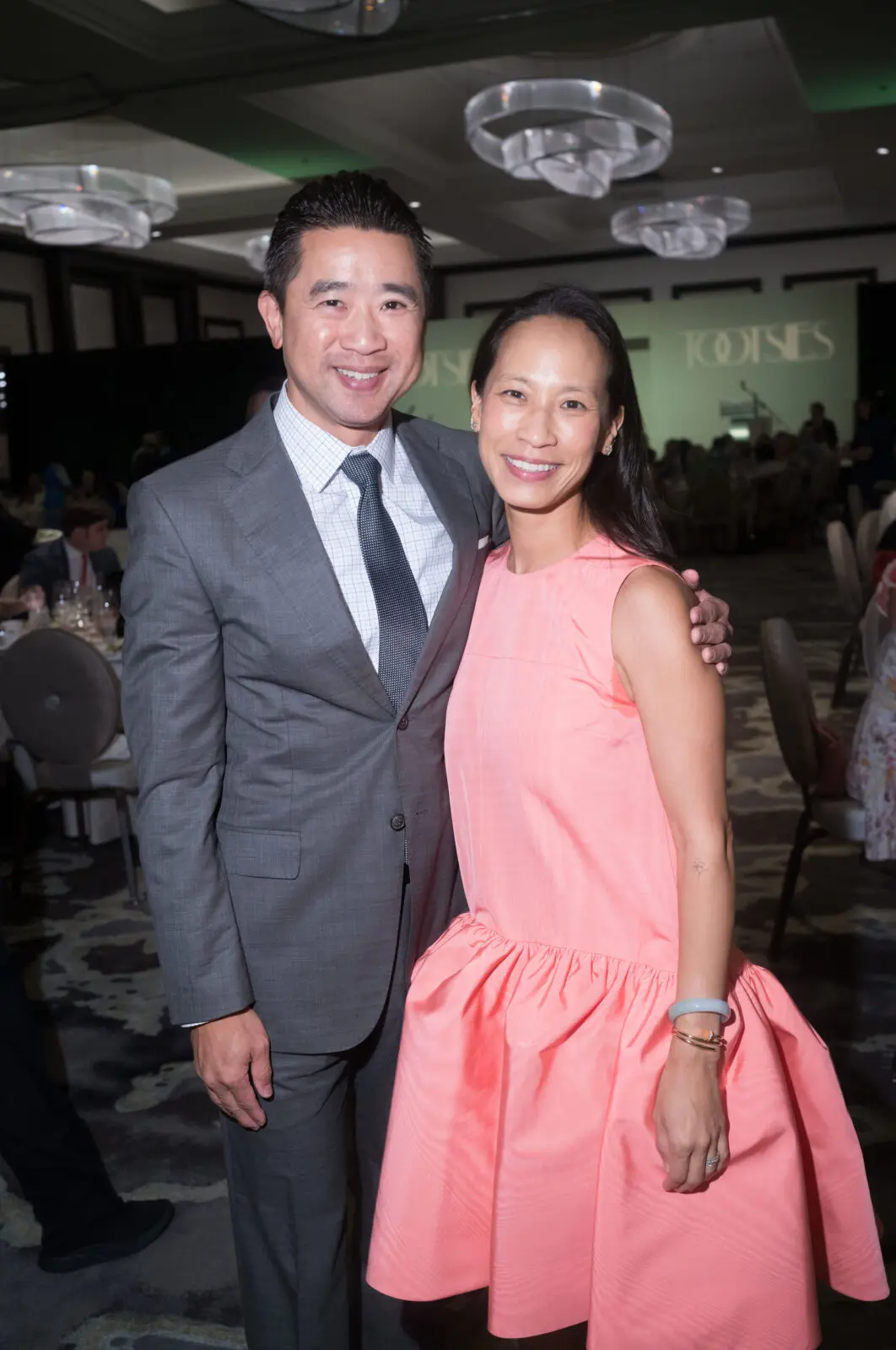 Kenny & Janae Tsai at Asia Society Texas' annual 'Runway to Asia' luncheon (Photo by Daniel Ortiz)