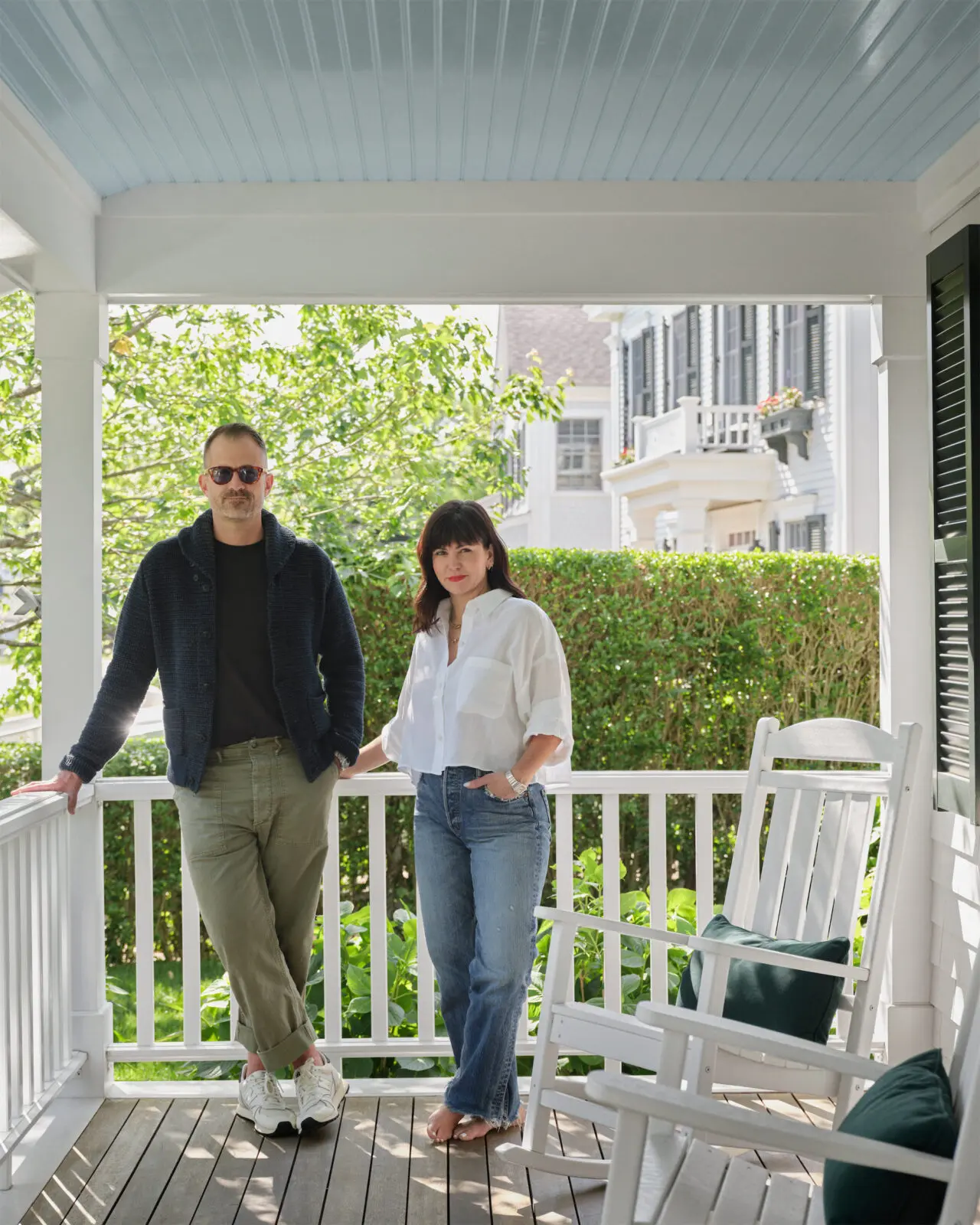Designers Corbin and Sara See (Photo by Douglas Friedman)