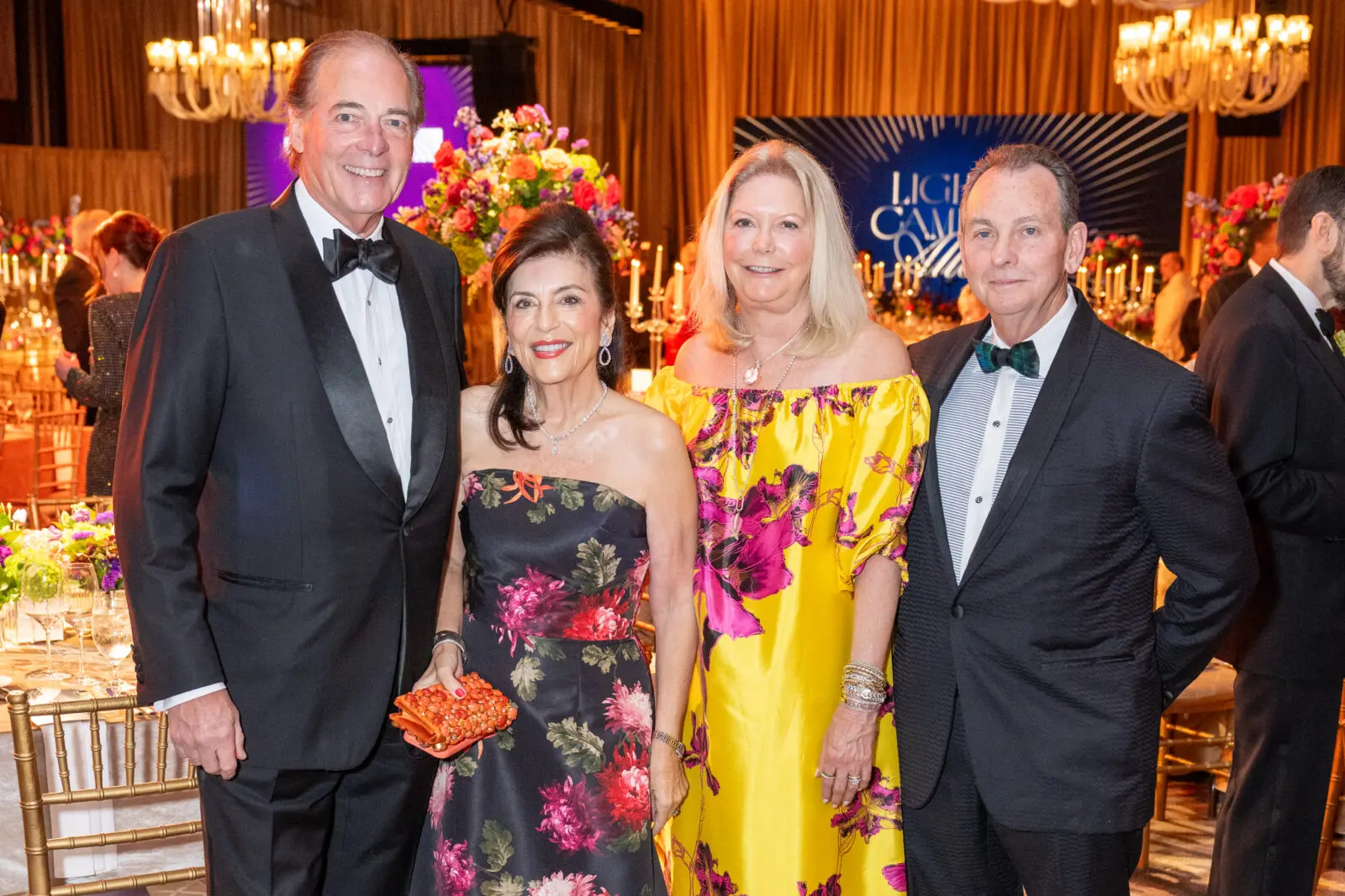 Jim & Dancie Perugini Ware, Lisa and Michael O’Leary at the Alley Theatre gala (Photo by Jacob Power)