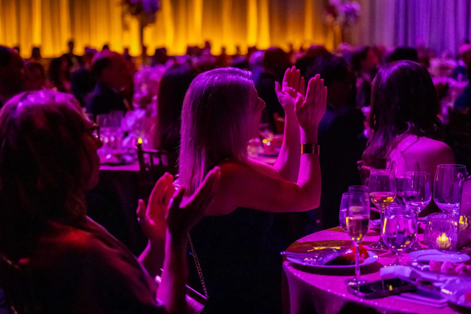 A moody moment at the Hobby Center Gala (Photo by Emily Jaschke)