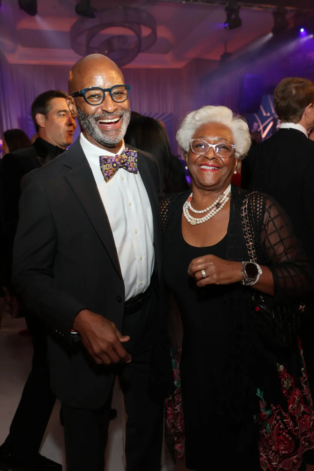 Ken Jones, Francene Young at the Alley Theatre gala (Photo by Priscilla Dickson)