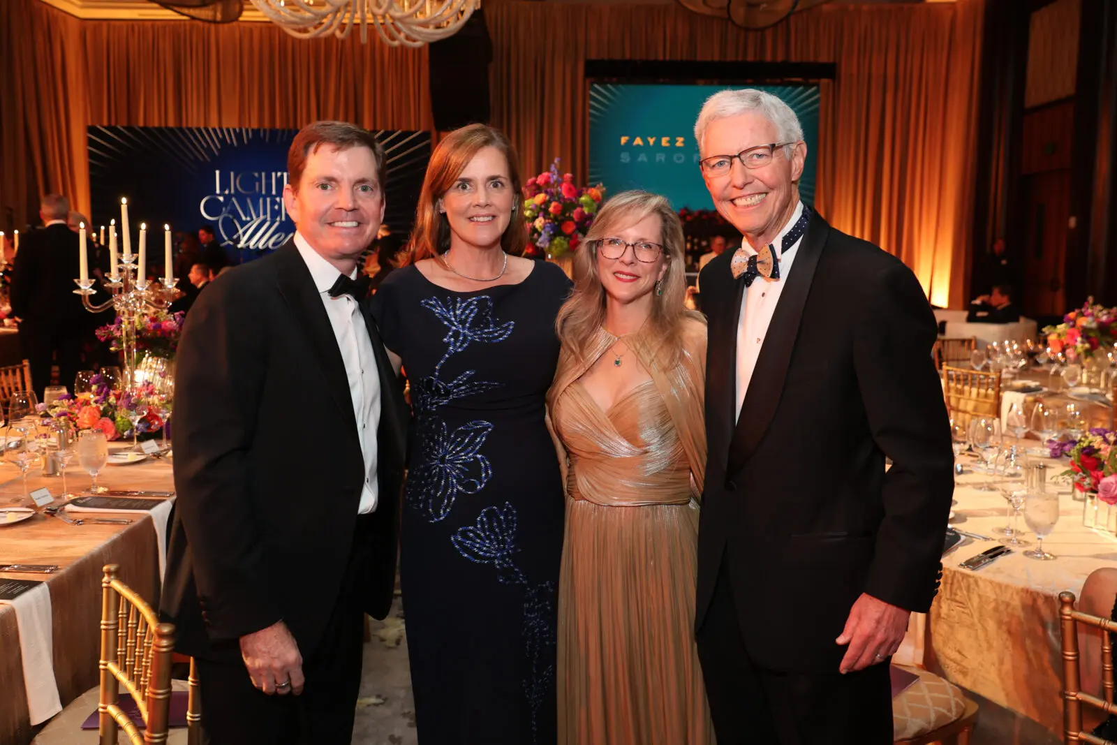 Steve & Christina Morse, Tami & Tom Jorden at the Alley Theatre gala (Photo by Priscilla Dickson)