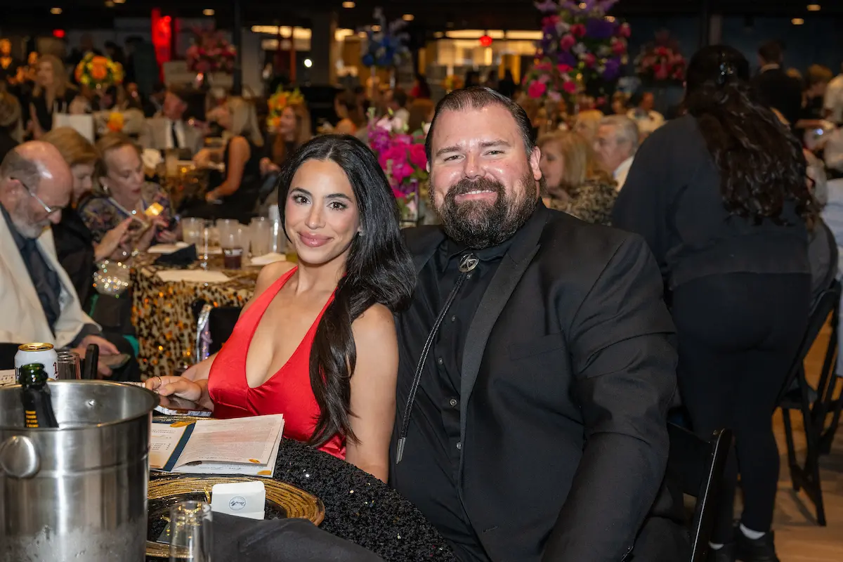 Bayli Shvartzapel, Rob Dale at the Victory Houston gala (Photo by Jacob Power)