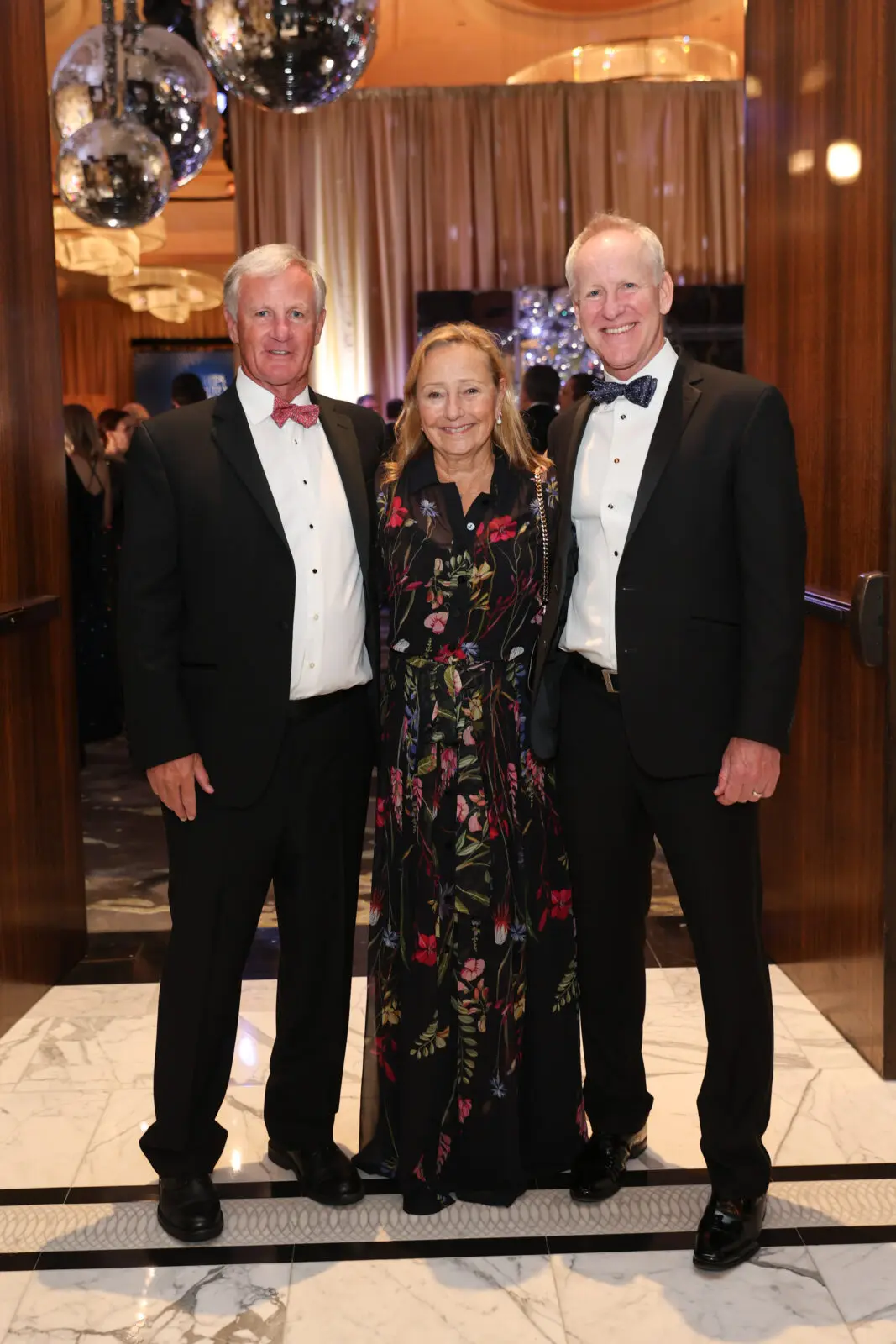 Roger & Connie Plank, Resident Acting Company Member Chris Hutchison at the Alley gala (Photo by Priscilla Dickson)