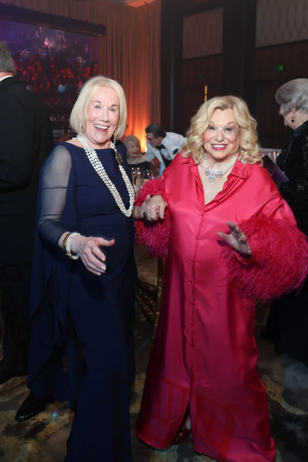 Elsie Eckert, Sidney Faust at the Alley Theatre gala (Photo by Priscilla Dickson)