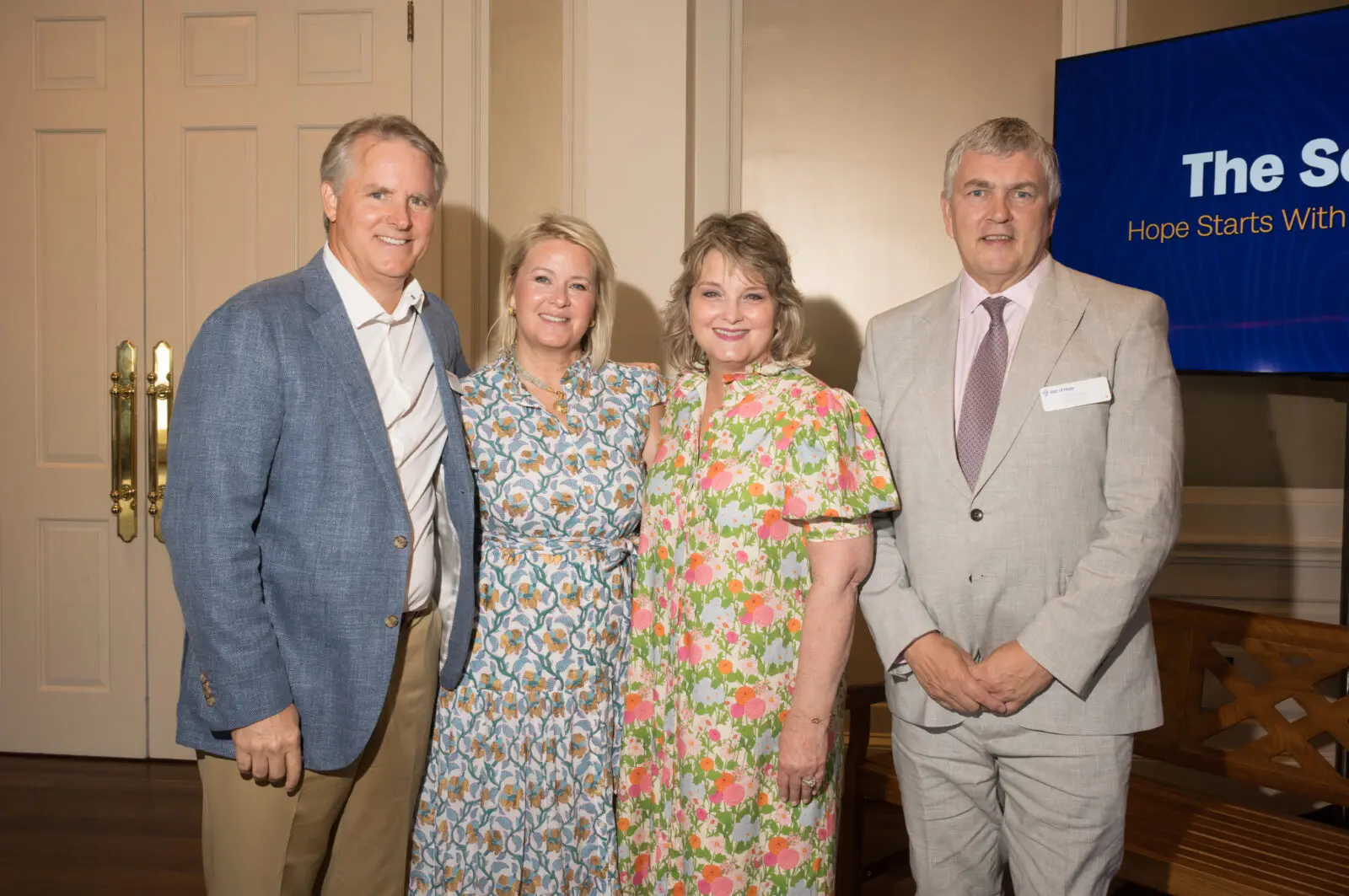 Chairs Eric & Delia Johnson, Kim Thompson, Star of Hope president and CEO Doug Miekle (Photo by Daniel Ortiz)