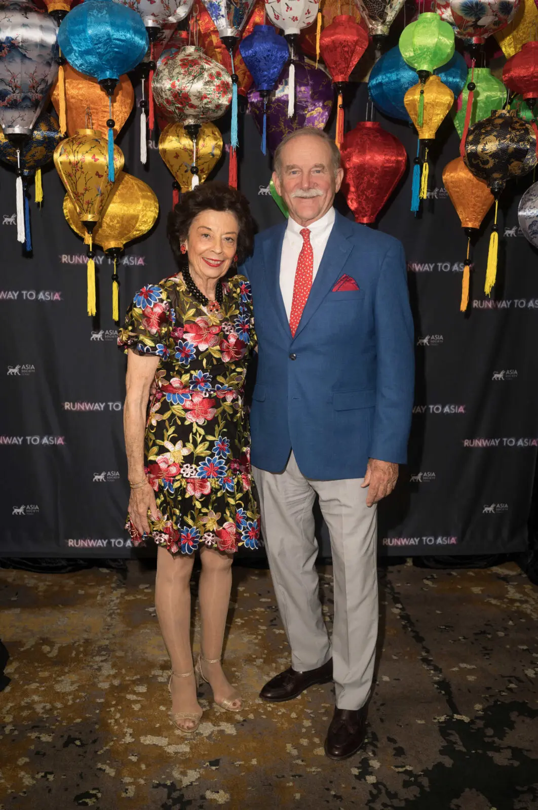 Kathy & Marty Goosen at Asia Society Texas’ annual 'Runway to Asia' luncheon (Photo by Daniel Ortiz)