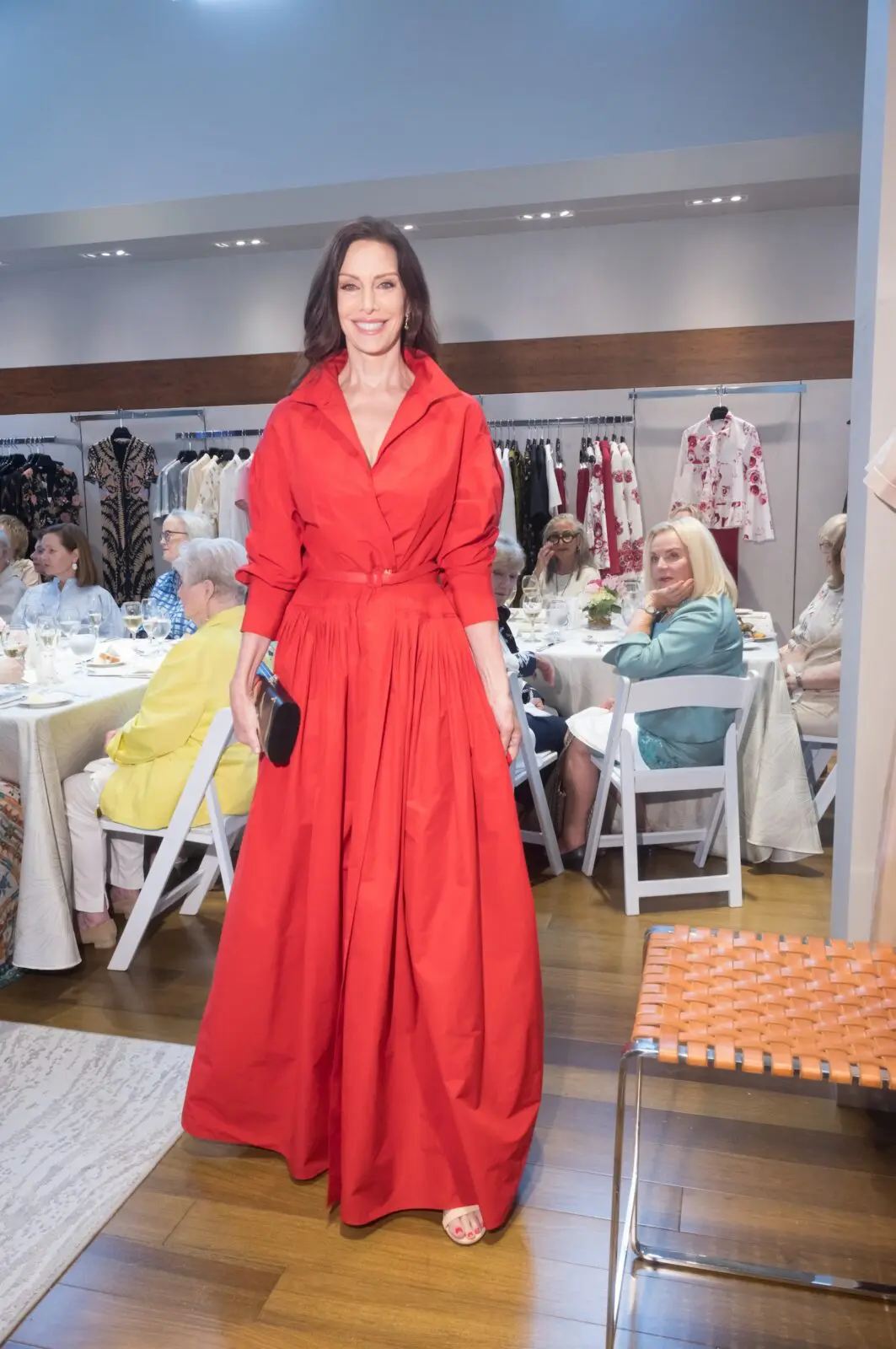 A great summer look on the catwalk at the Elizabeth Anthony 'Mothers, Sisters, Daughters, Friends' luncheon (Photo by Daniel Ortiz)