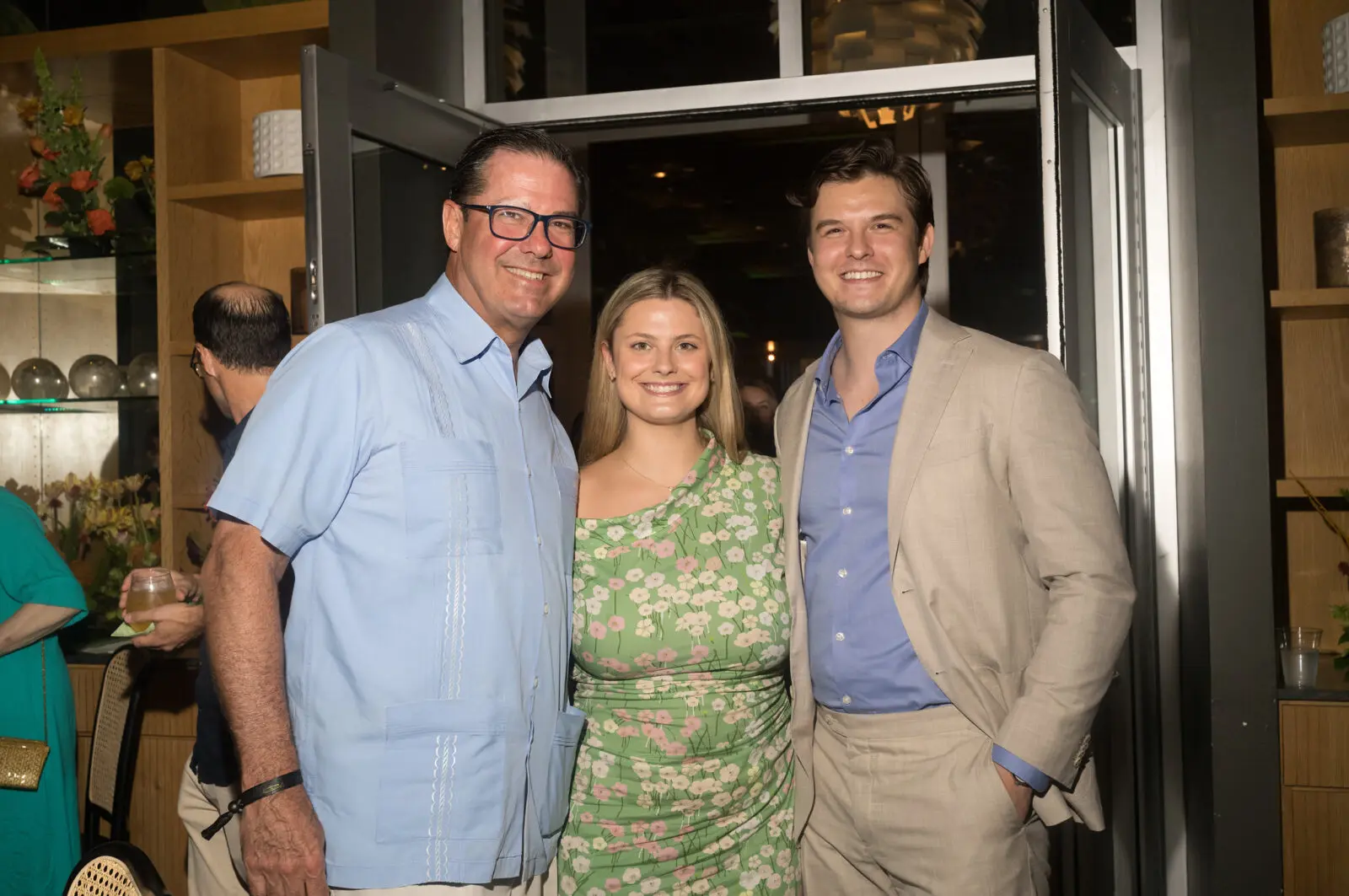 Ransom Lummis, Louisa Lummis, Reed Daniel at Discovery Green's 'A Night of Discovery' (Photo by Daniel Ortiz)